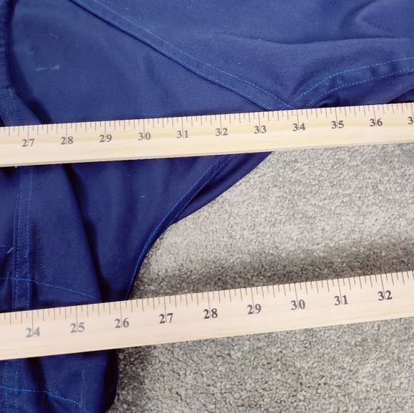 80s Vintage Hiking Jacket Navy Outdooring Coat Canvas Size XL Gorpcore Nautical - Picture 11 of 13